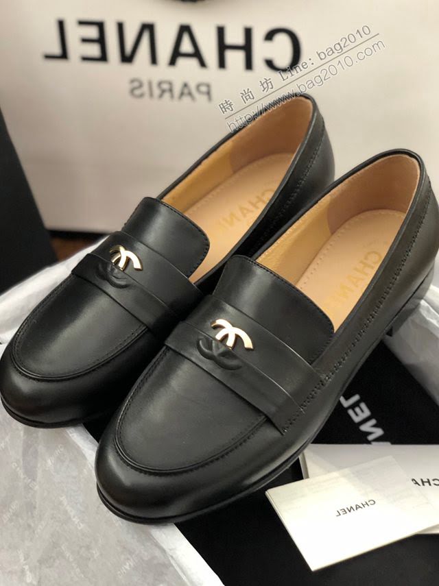 Chanel女鞋 香奈兒2020春夏頂級涼鞋系列 Chanel爆款休閒女單皮鞋  naq1305